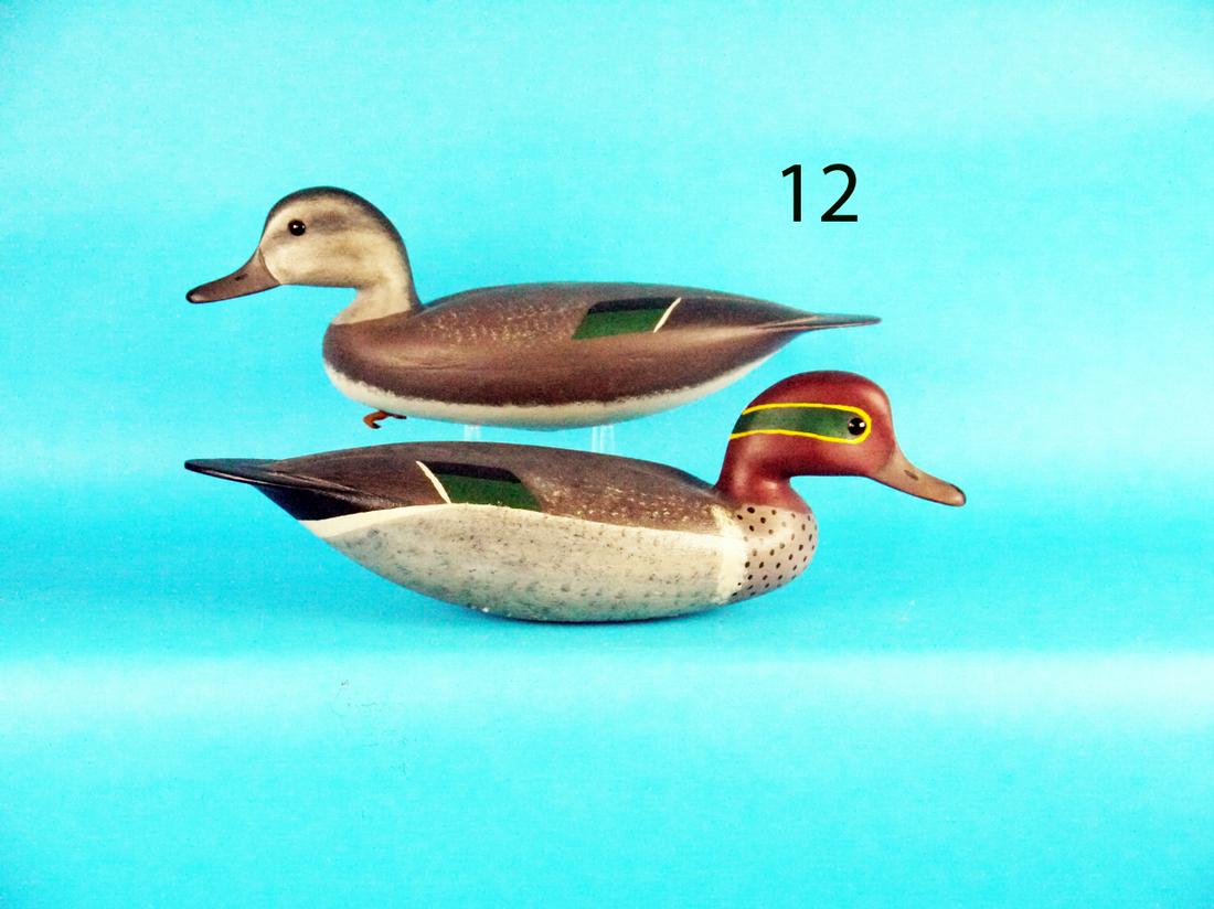 GREEN WING TEAL PAIR, H. CONKLIN (1 of 1)