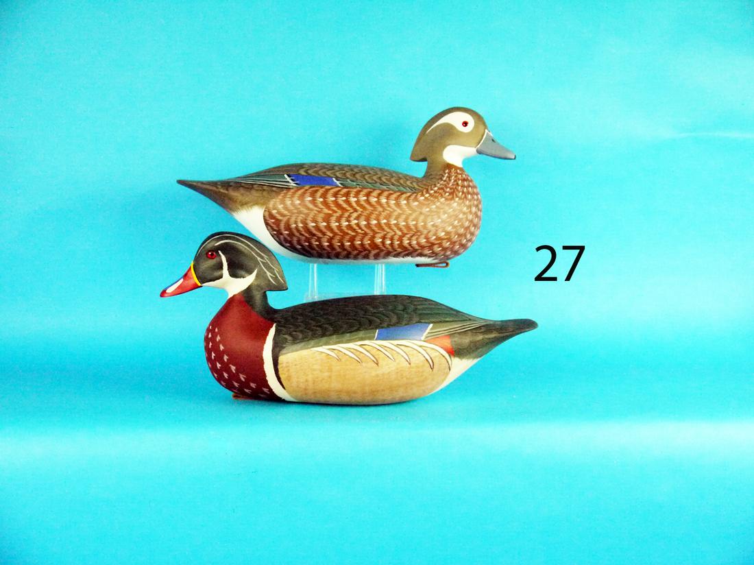 WOOD DUCK PAIR, H.V. SHOURDS (1 of 1)