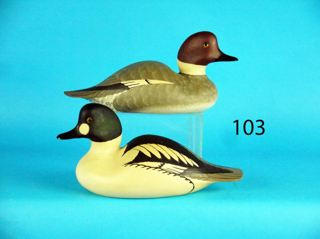 ONE-HALF SIZE GOLDENEYE PAIR, W. CRANMER (1 of 1)