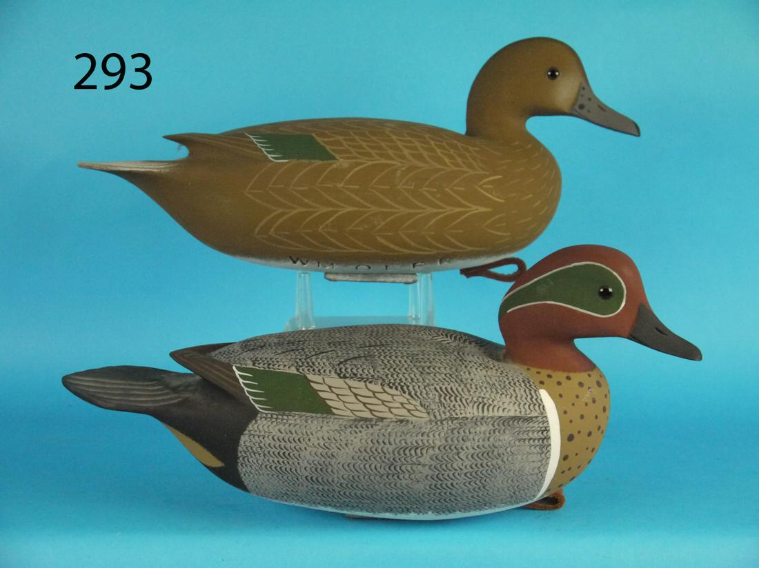 GREEN WING TEAL PAIR, W. OLER (1 of 1)