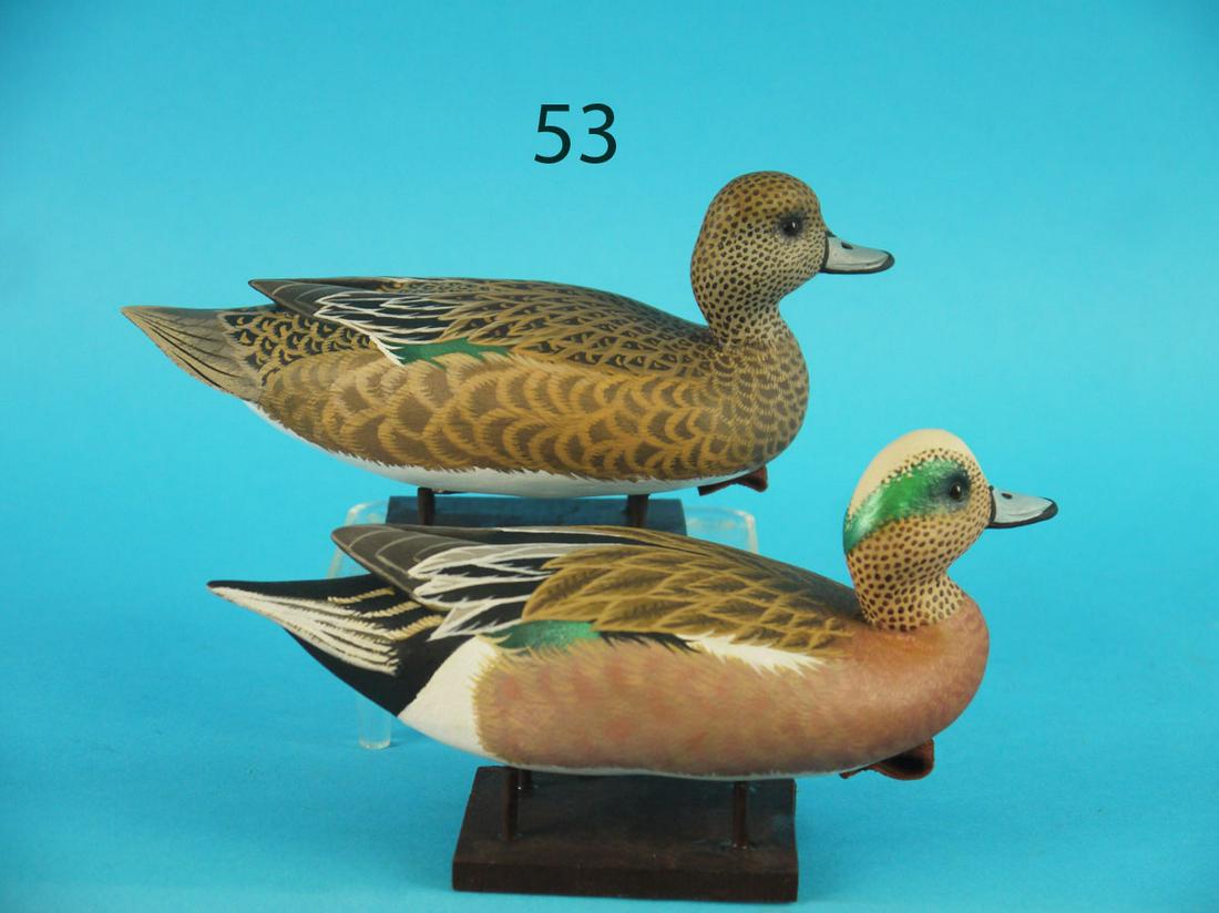 MINIATURE WIDGEON PAIR, J. WOOD (1 of 3)