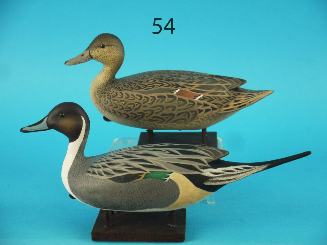 MINIATURE PINTAIL PAIR, J. WOOD (1 of 3)