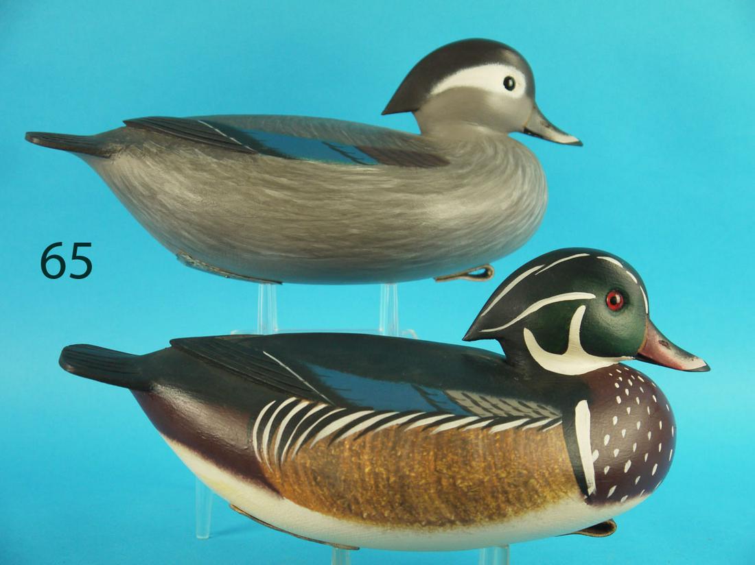 WOOD DUCK PAIR, F.C. BROWN, JR. (1 of 3)