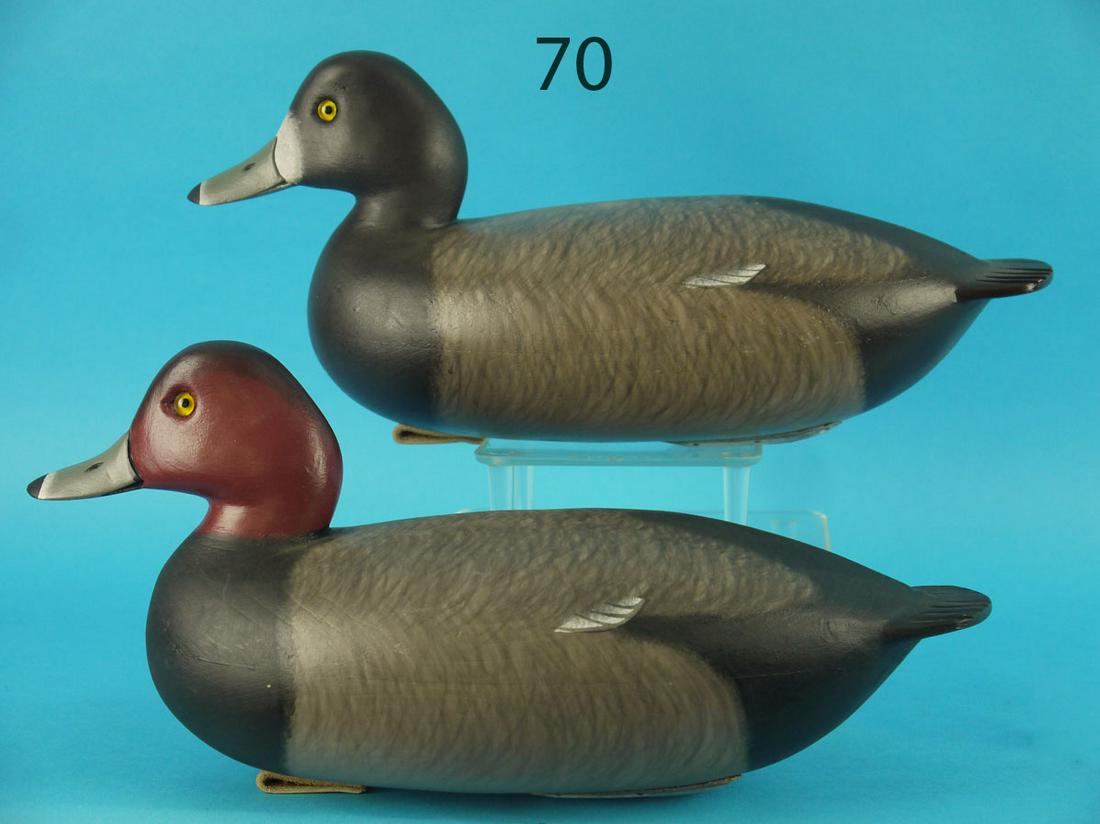 RED HEAD PAIR, F.C. BROWN, JR. (1 of 3)