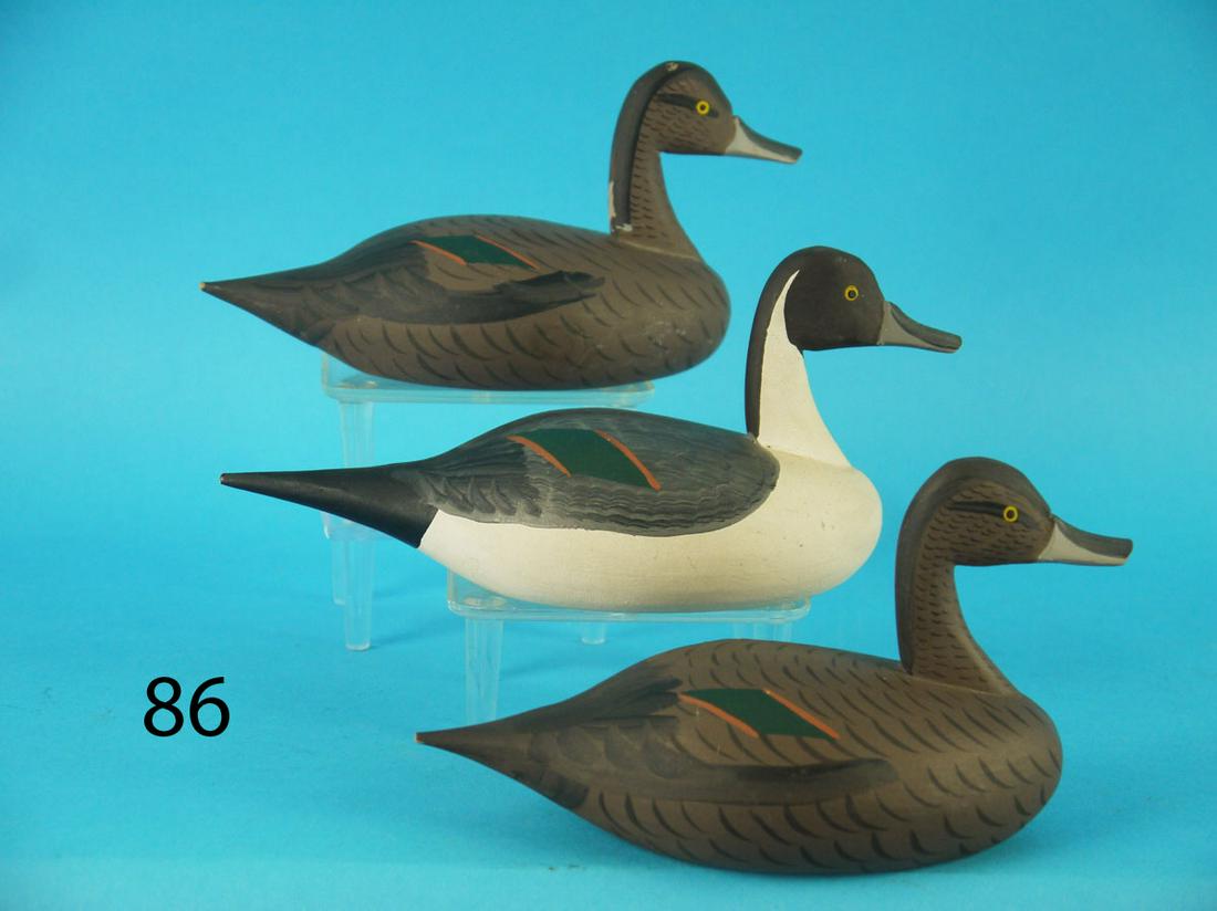 THREE ONE-THIRD SIZE PINTAILS, J. URIE (1 of 2)