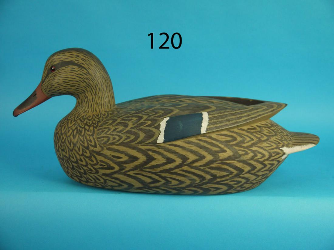 OVERSIZED MALLARD HEN, J. BAUER (1 of 3)