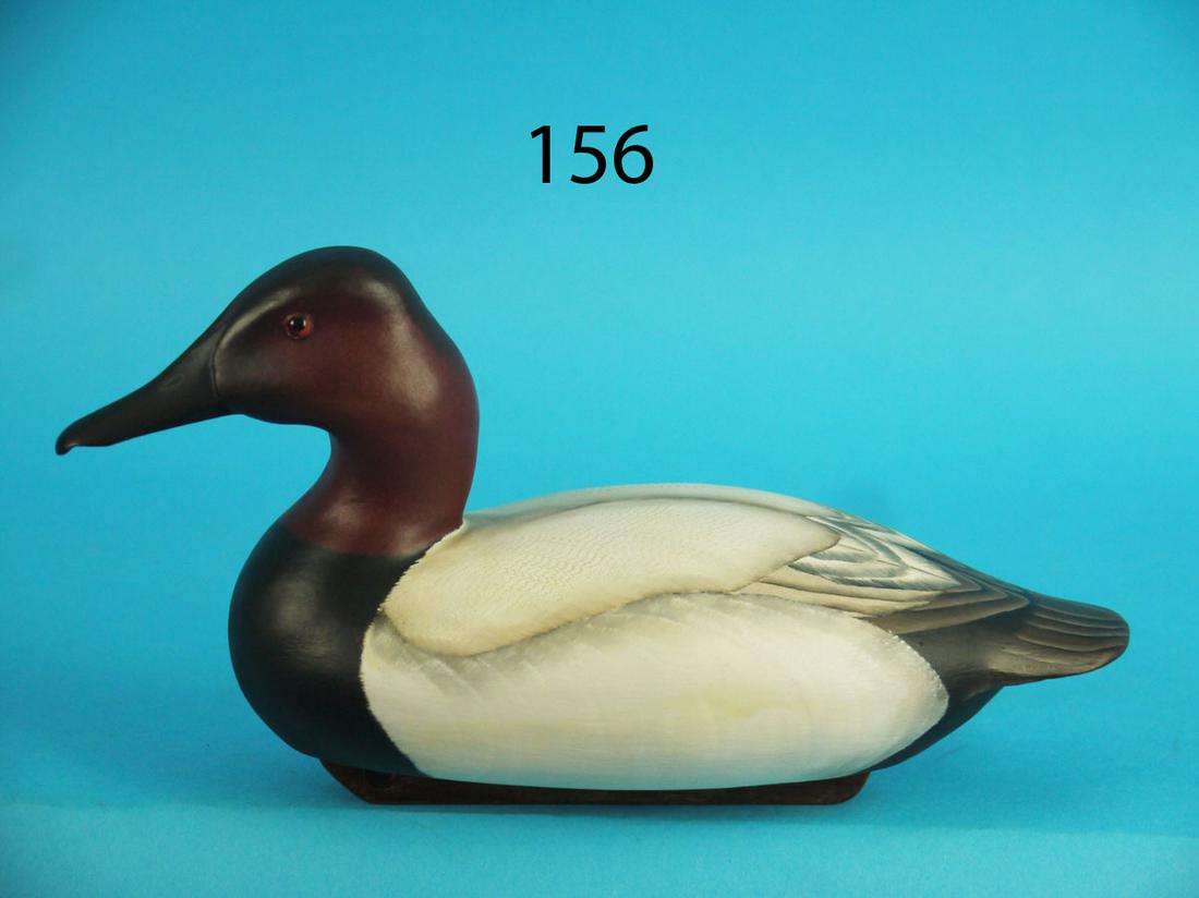 ONE-HALF SIZE CANVASBACK DRAKE, T.L. KILBOURNE (1 of 4)