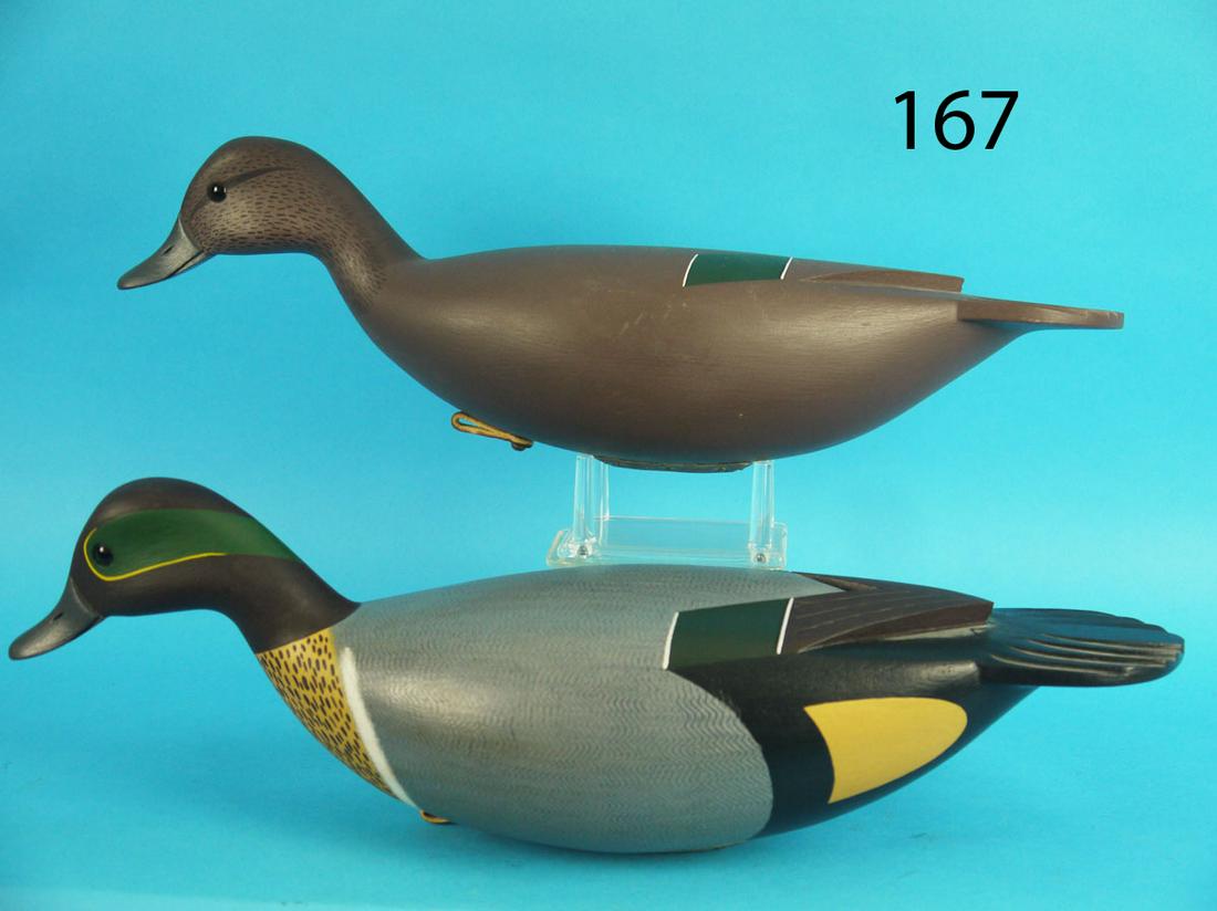 GREEN WING TEAL PAIR, E. CLARK (1 of 3)
