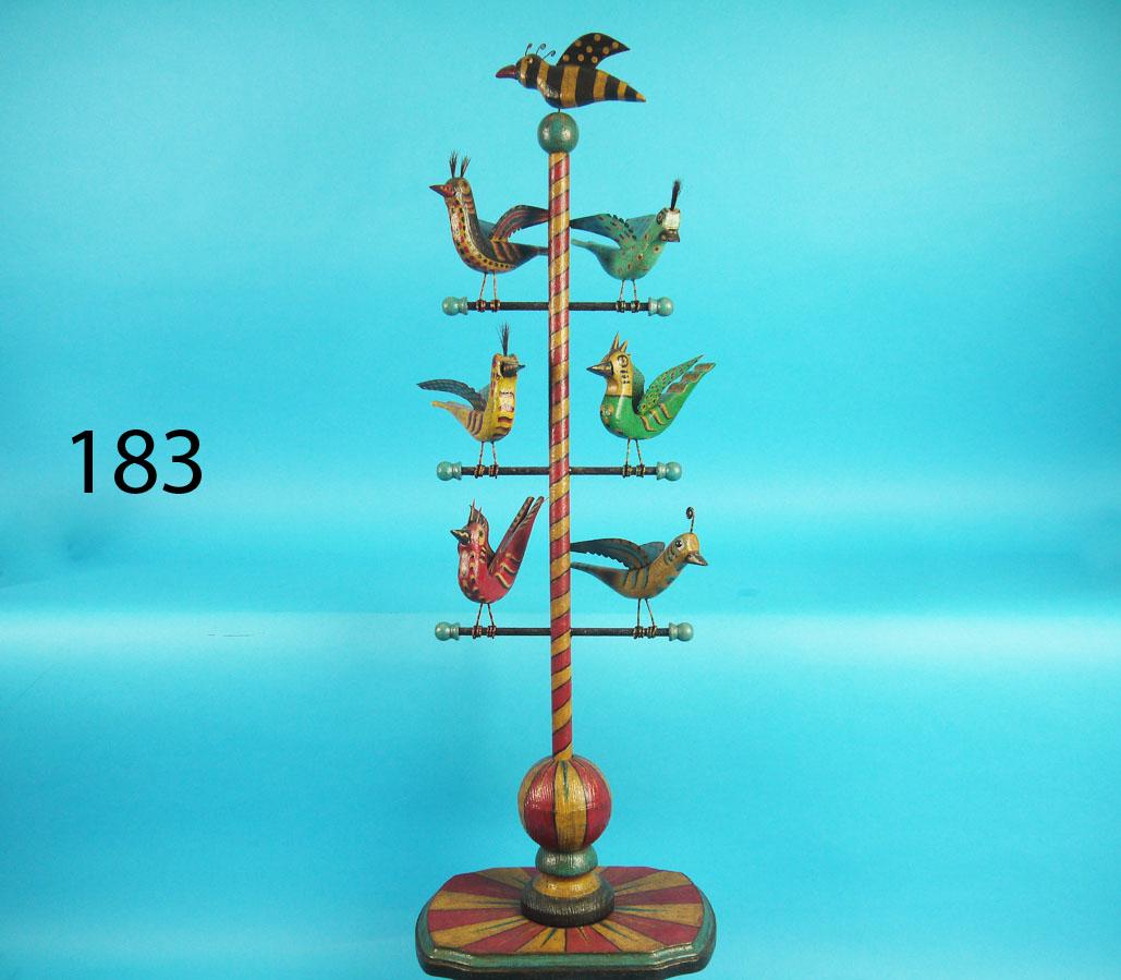 WHIMSICAL BIRD TREE, H. MICHENER (1 of 3)