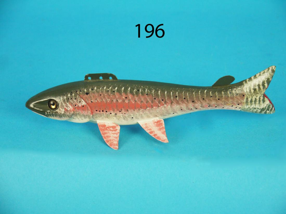 RAINBOW FISH DECOY, C. CHRISTIANSEN (1 of 1)