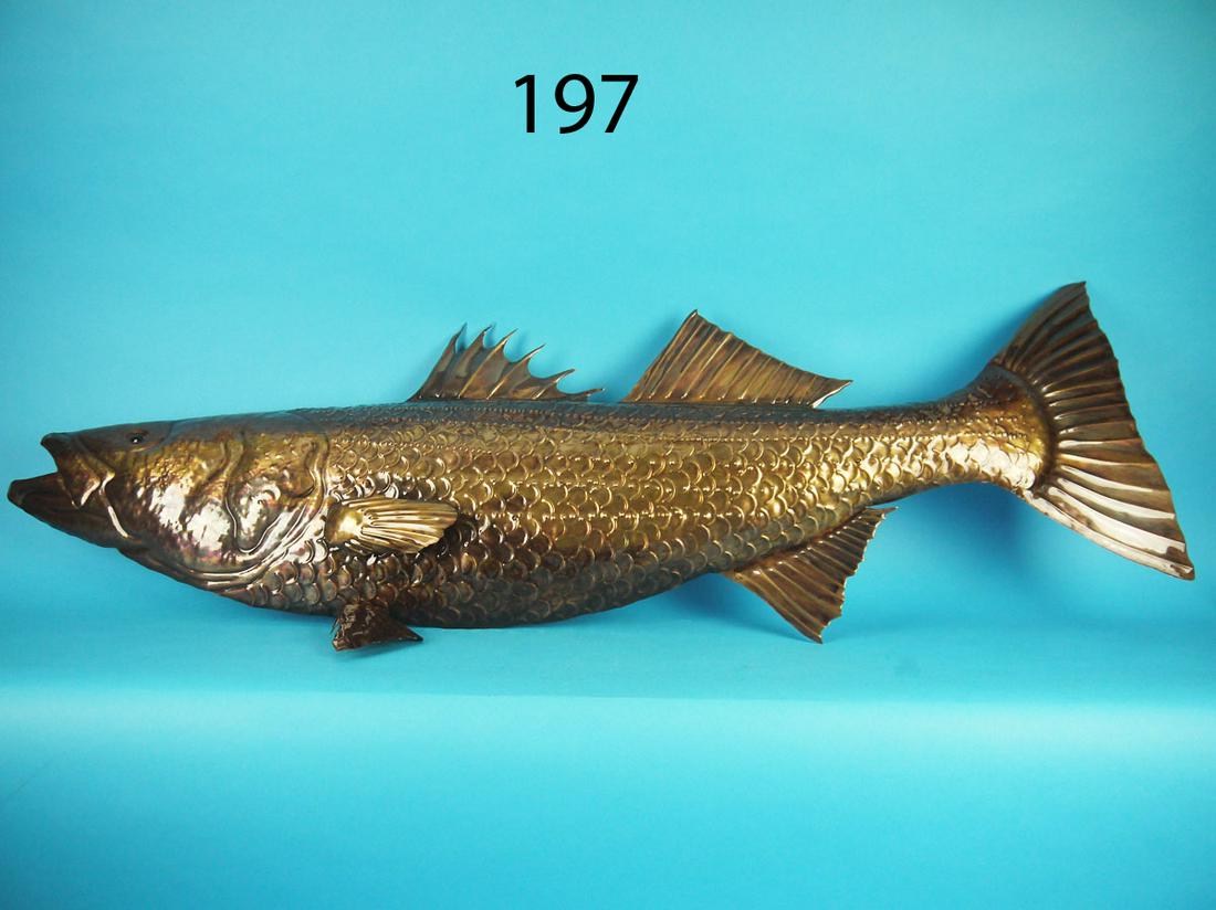 COPPER STRIPED BASS WALL HANGING (1 of 1)