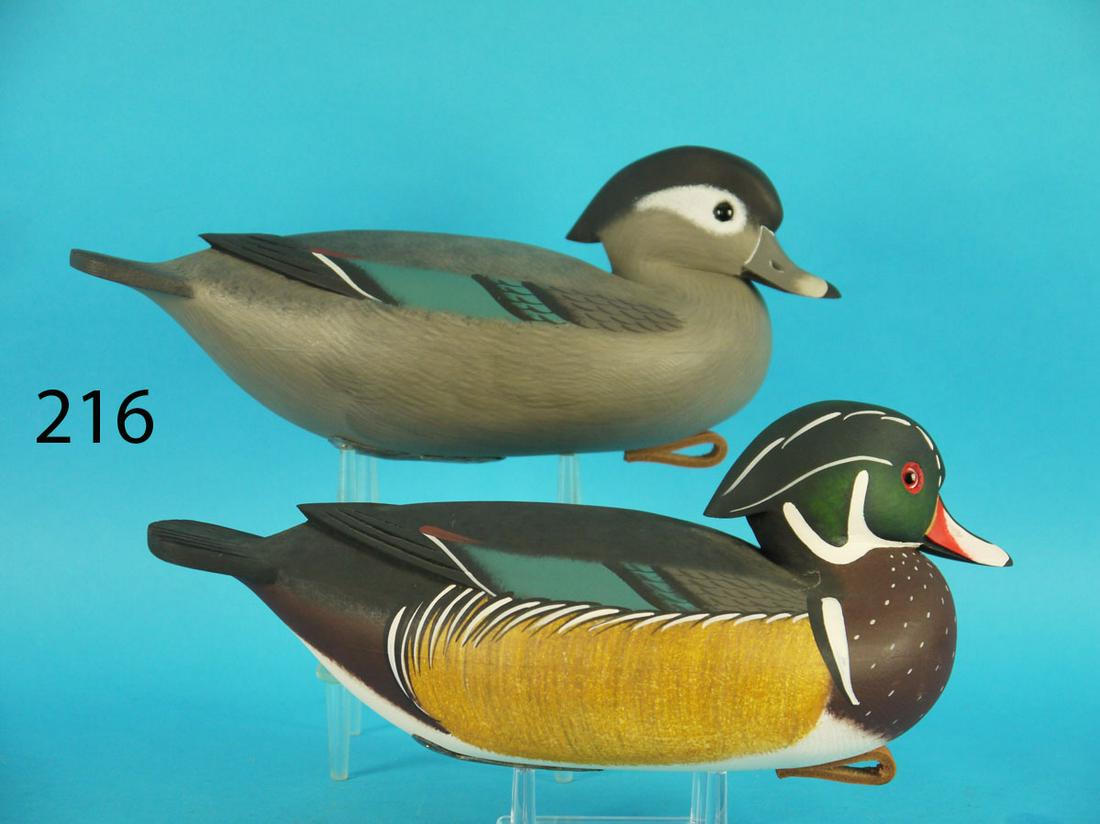 WOOD DUCK PAIR, F.C. BROWN, JR. (1 of 4)
