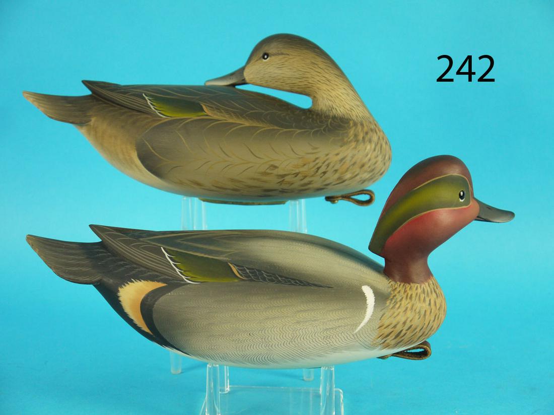 GREEN WING TEAL PAIR, G. STRUNK (1 of 3)