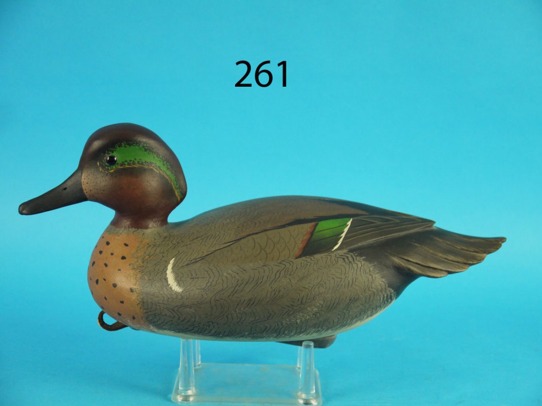 GREEN WING TEAL DRAKE, B. WHITE (1 of 4)