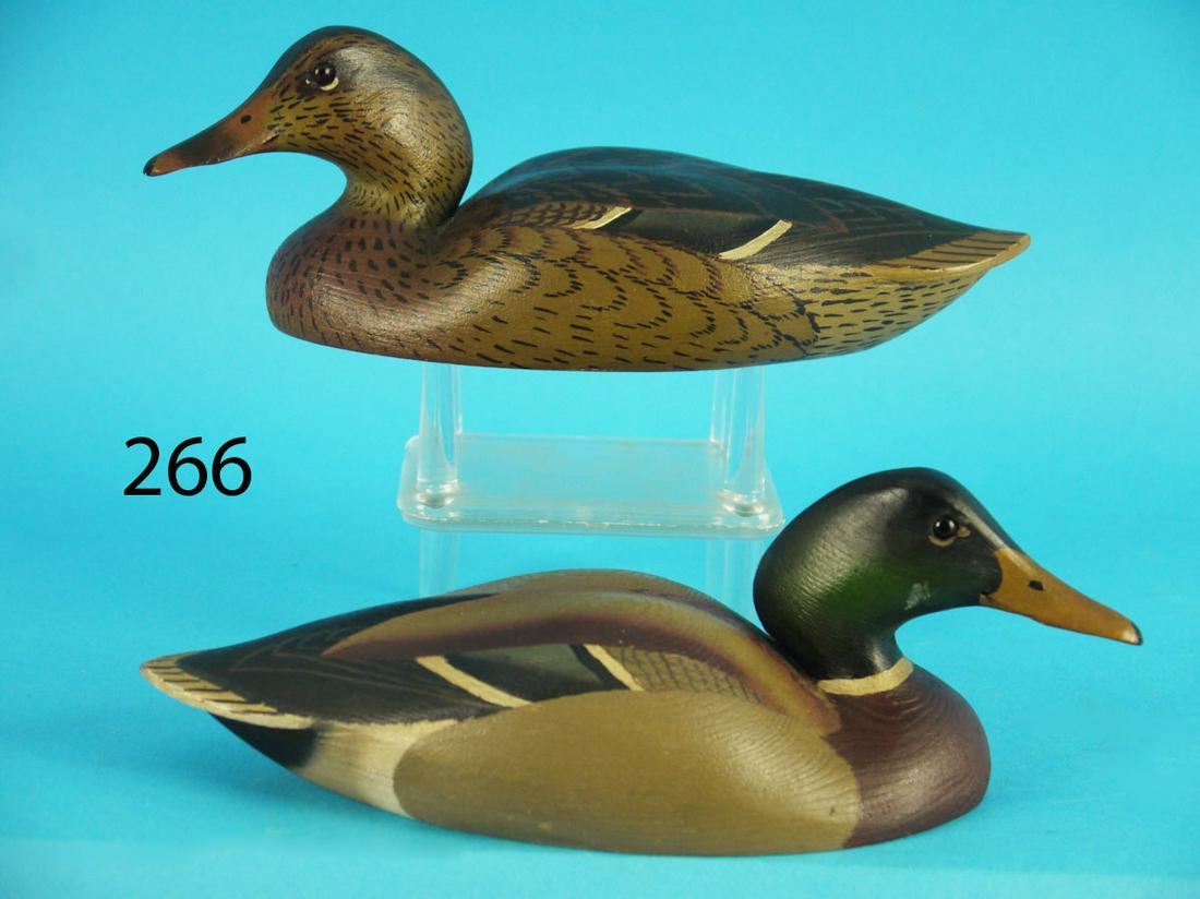 ONE-HALF SIZE MALLARD PAIR, W. CRANMER (1 of 3)