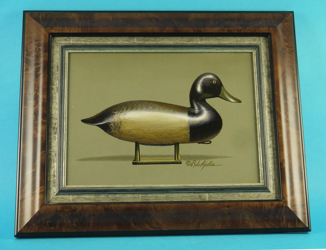 ACRYLIC ON ARTIST BOARD, R. LESLIE (1 of 1)