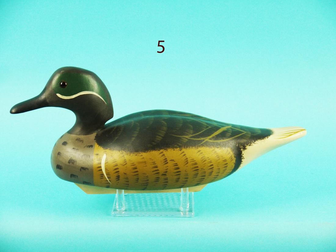 GREEN WING TEAL DRAKE, WILDFOWLER (1 of 4)