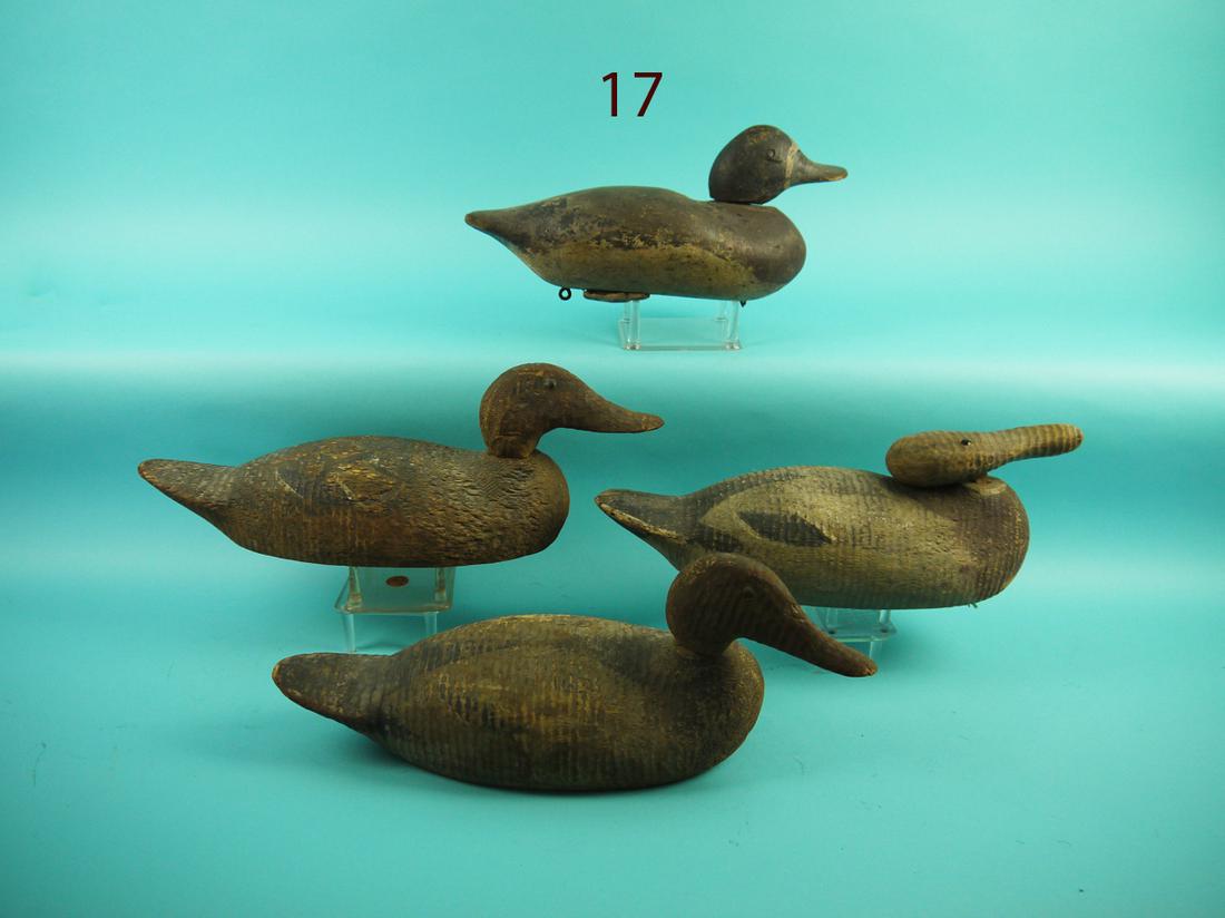 FOUR FACTORY DECOYS (1 of 1)