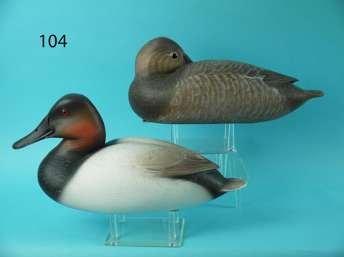 CANVASBACK PAIR, H. MILLER (1 of 4)