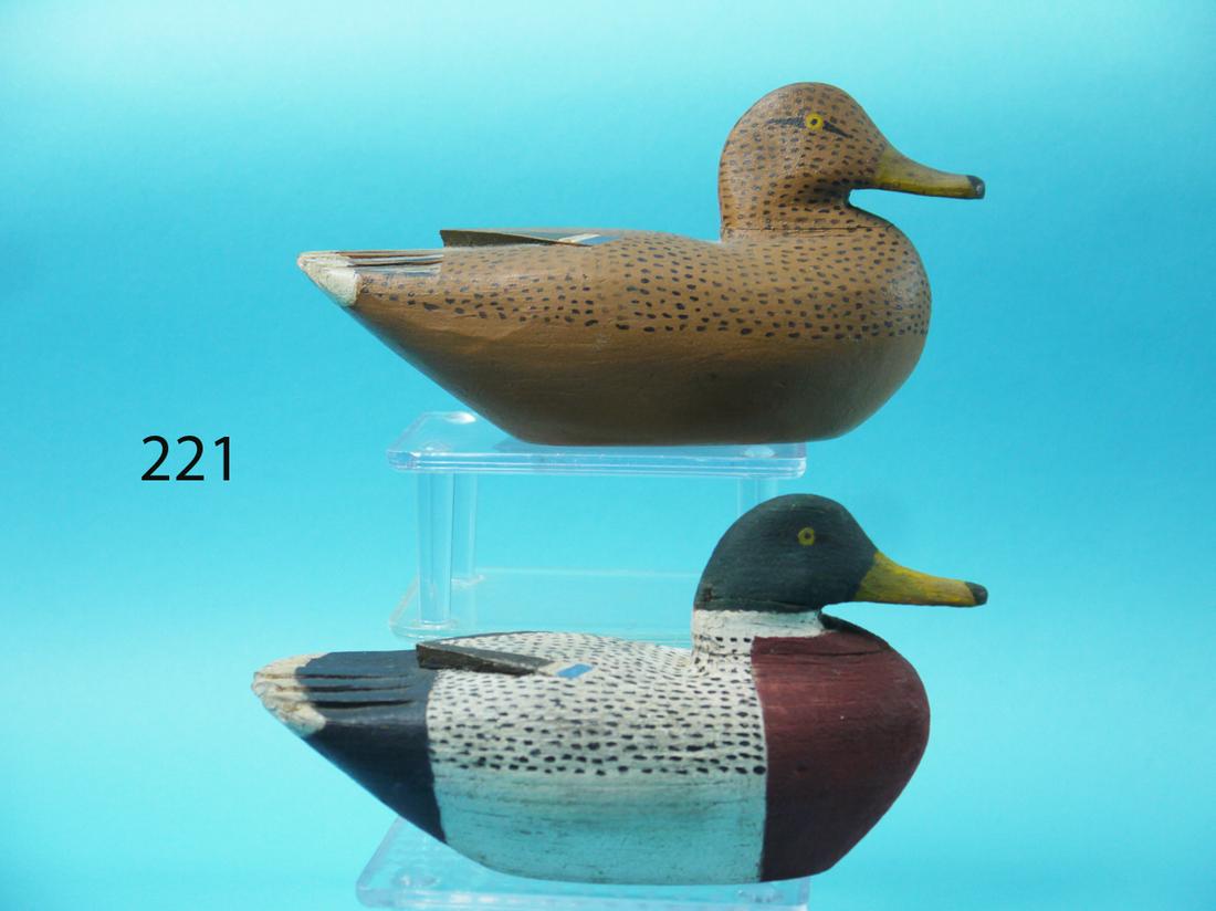 MINIATURE MALLARD PAIR, T. FITZPATRICK (1 of 4)