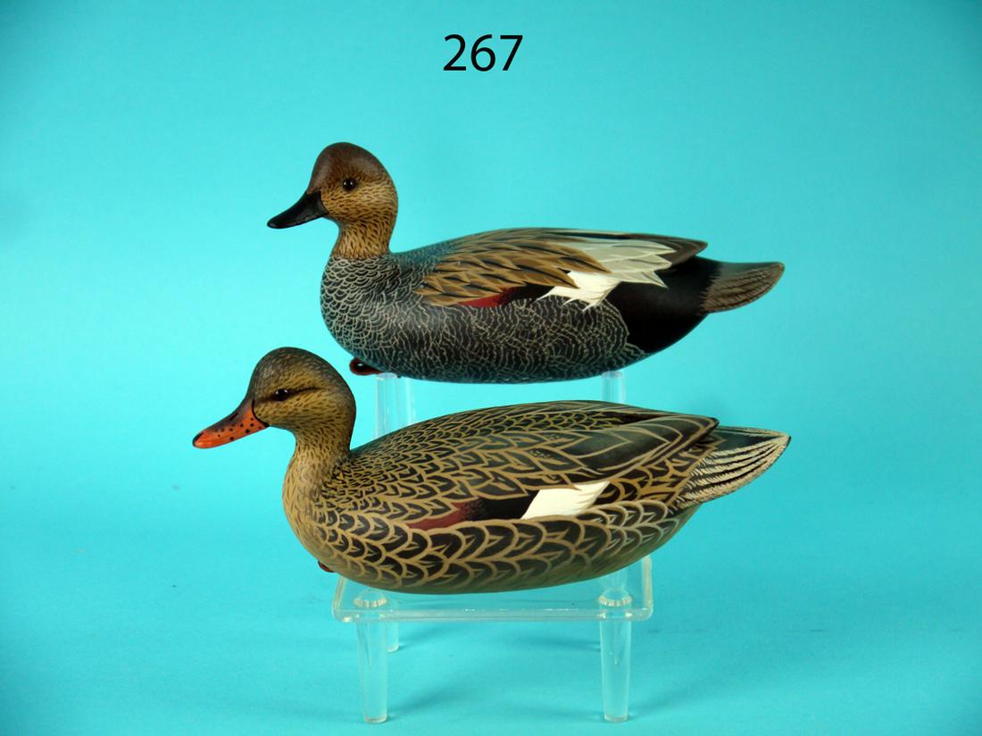 MINIATURE GADWALL PAIR, J. WOOD (1 of 4)