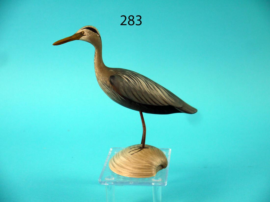 MINIATURE BLUE HERON, G. STRUNK (1 of 3)
