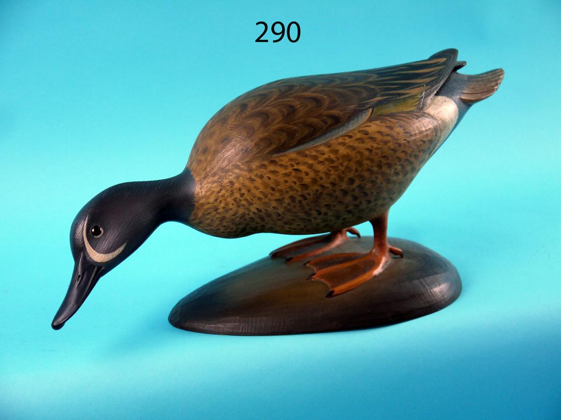 STANDING BLUE WING TEAL DRAKE, G. STRUNK (1 of 4)