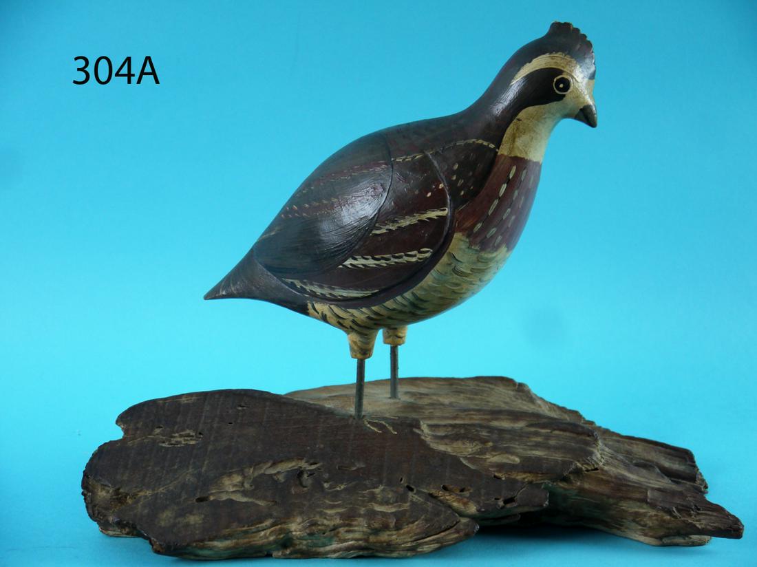 LIFE SIZE BOBWHITE QUAIL, L. JOHNSON ATTRIB. (1 of 2)