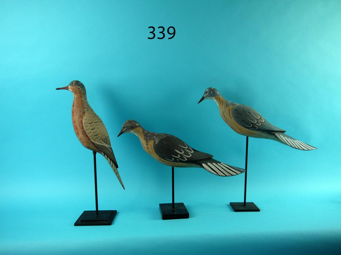 THREE DOVE DECOYS, NEW JERSEY (1 of 2)