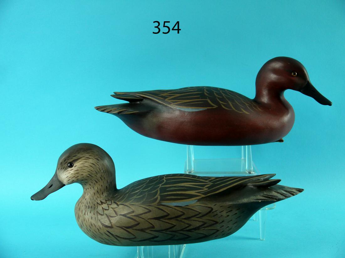 CINNAMON TEAL PAIR, J. BRITTON (1 of 4)