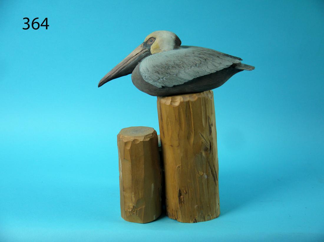 ONE-FIFTH SIZE BROWN PELICAN, R.F. SCHEPIS (1 of 3)