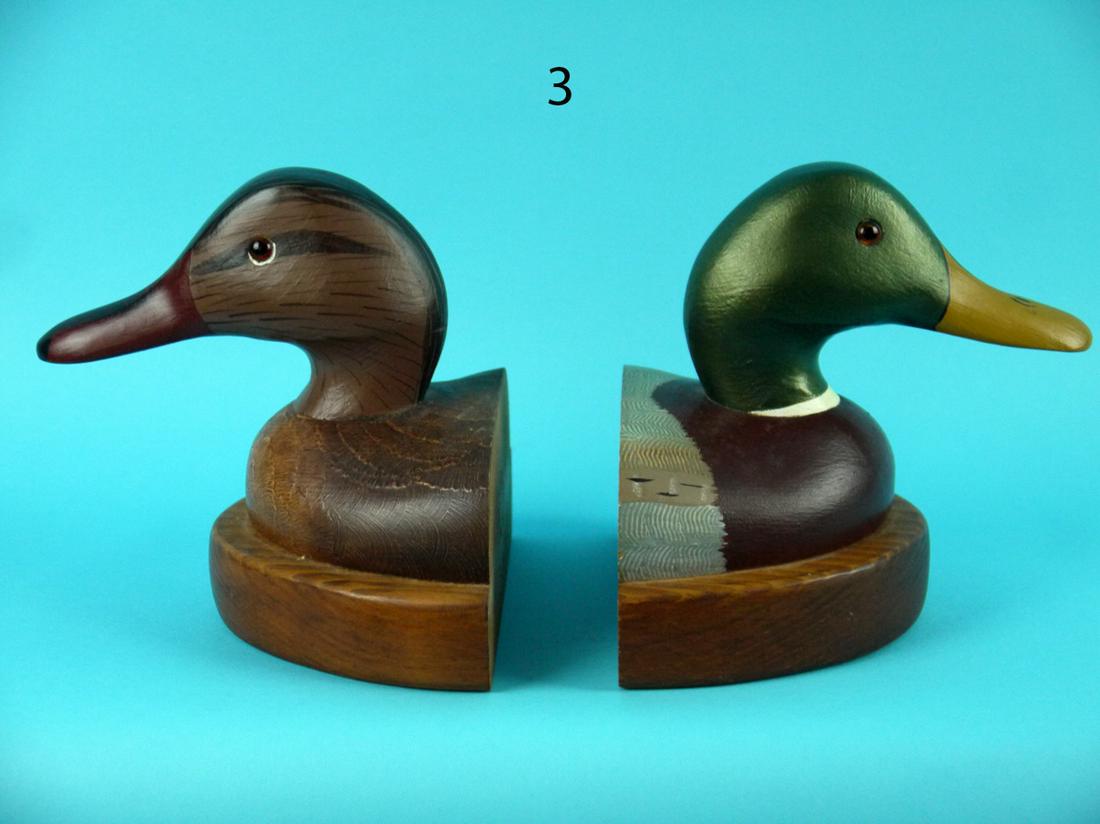 MALLARD BOOK ENDS, WILDFOWLER (1 of 3)