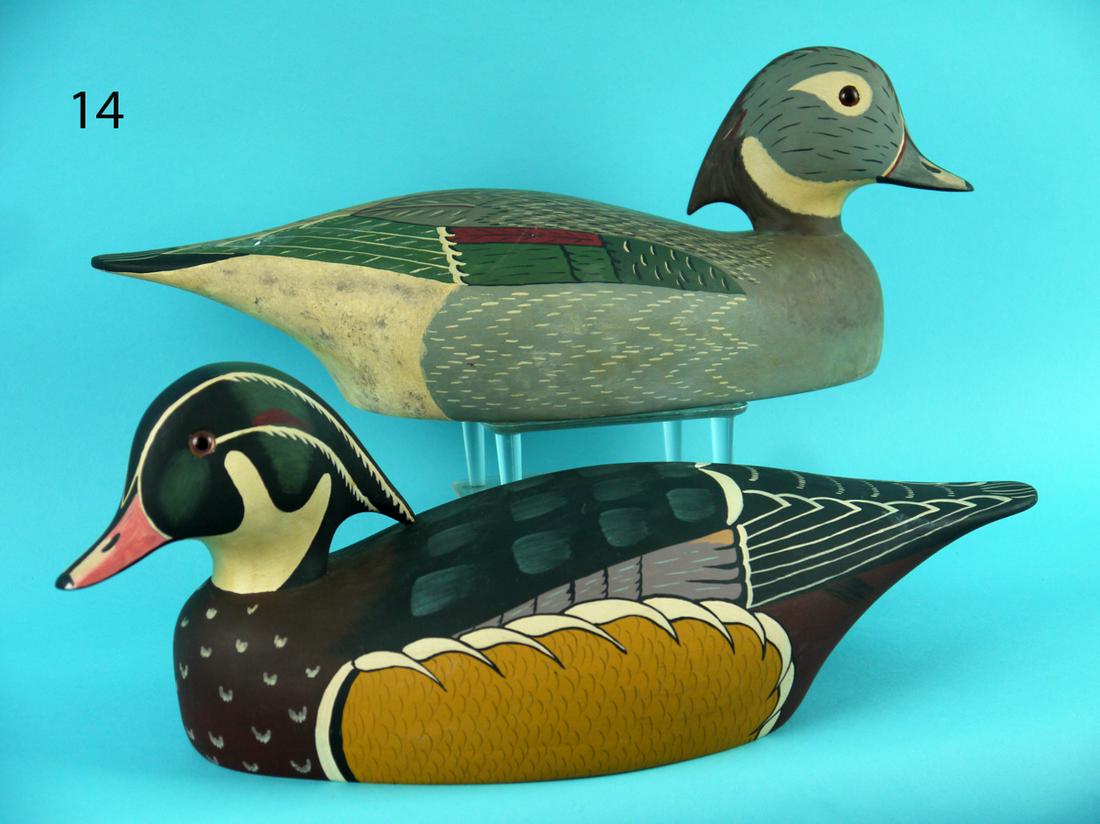 WOOD DUCK PAIR, WILDFOWLER (1 of 4)