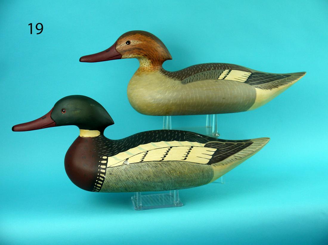 RED-BREAST MERGANSER PAIR, WILDFOWLER (1 of 4)