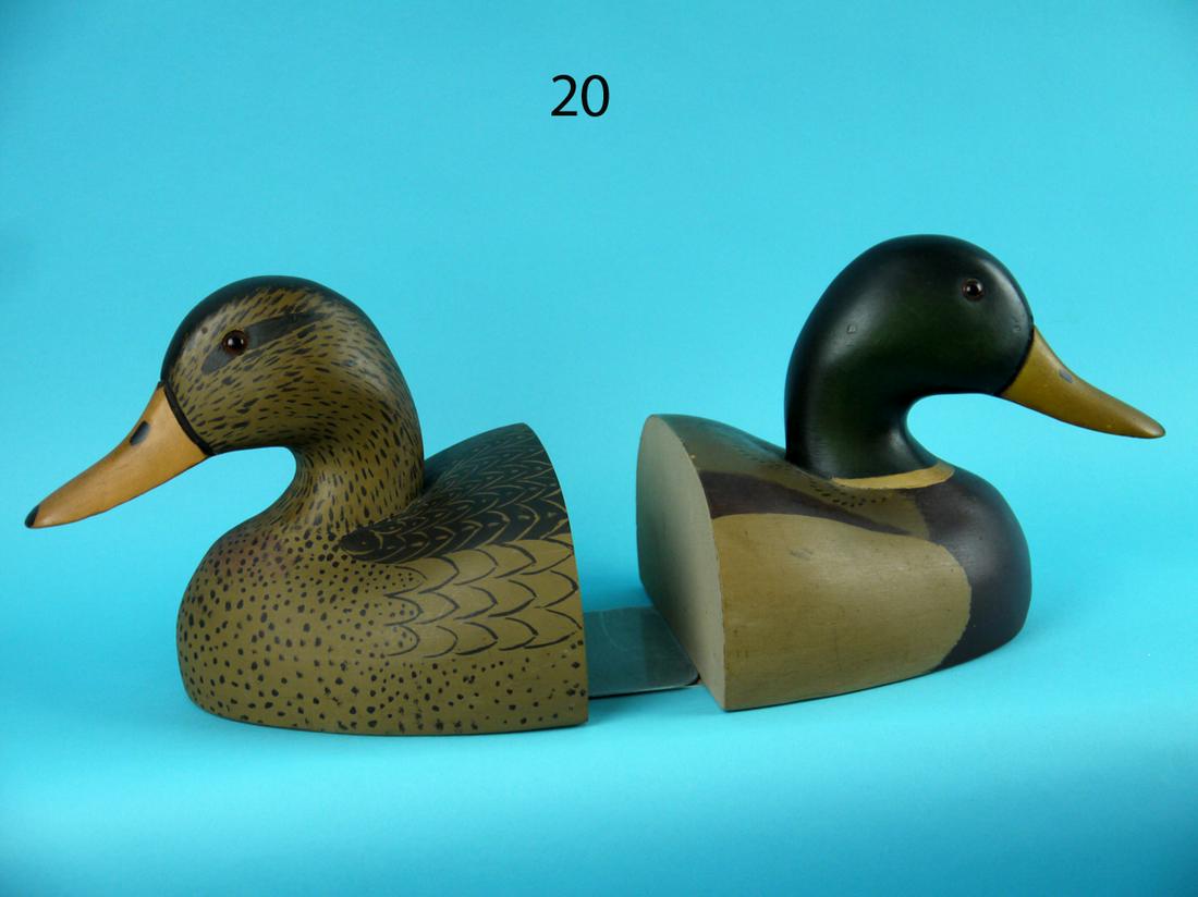 MALLARD BOOK END PAIR, WILDFOWLER (1 of 4)