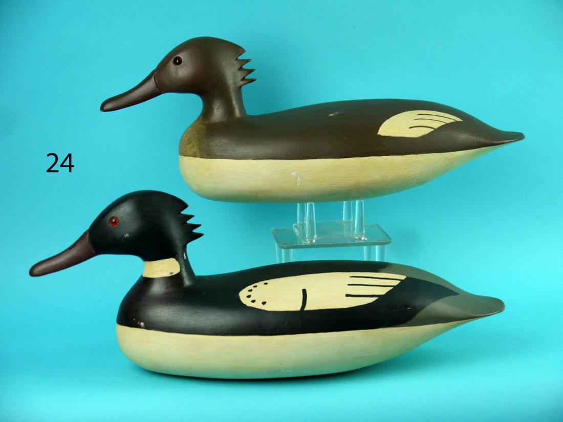 RED-BREASTED MERGANSER PAIR, WILDFOWLER (1 of 4)