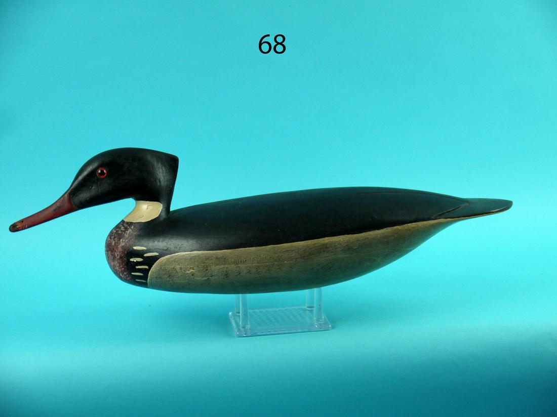 RED-BREASTED MERGANSER DRAKE, H. CONKLIN (1 of 4)