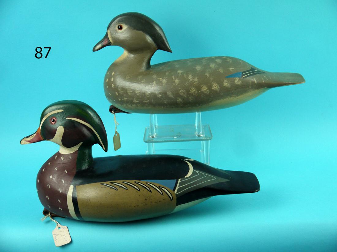 WOOD DUCK PAIR, B. SEABROOK (1 of 4)
