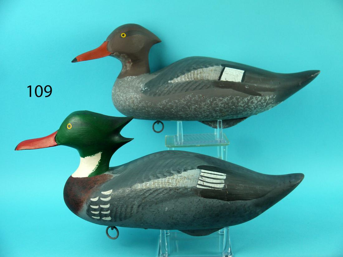 RED-BREAST MERGANSER PAIR, H. JOBES (1 of 4)