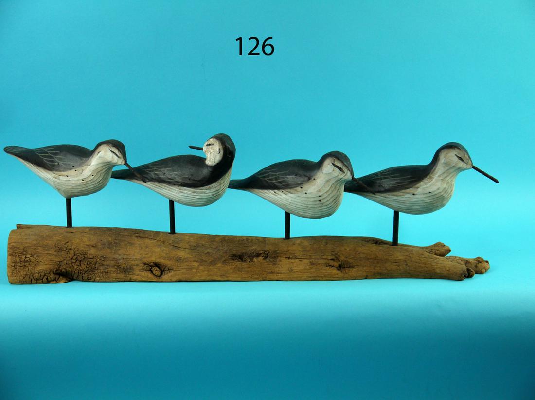 FOUR SHOREBIRDS, R. TERRY (1 of 3)