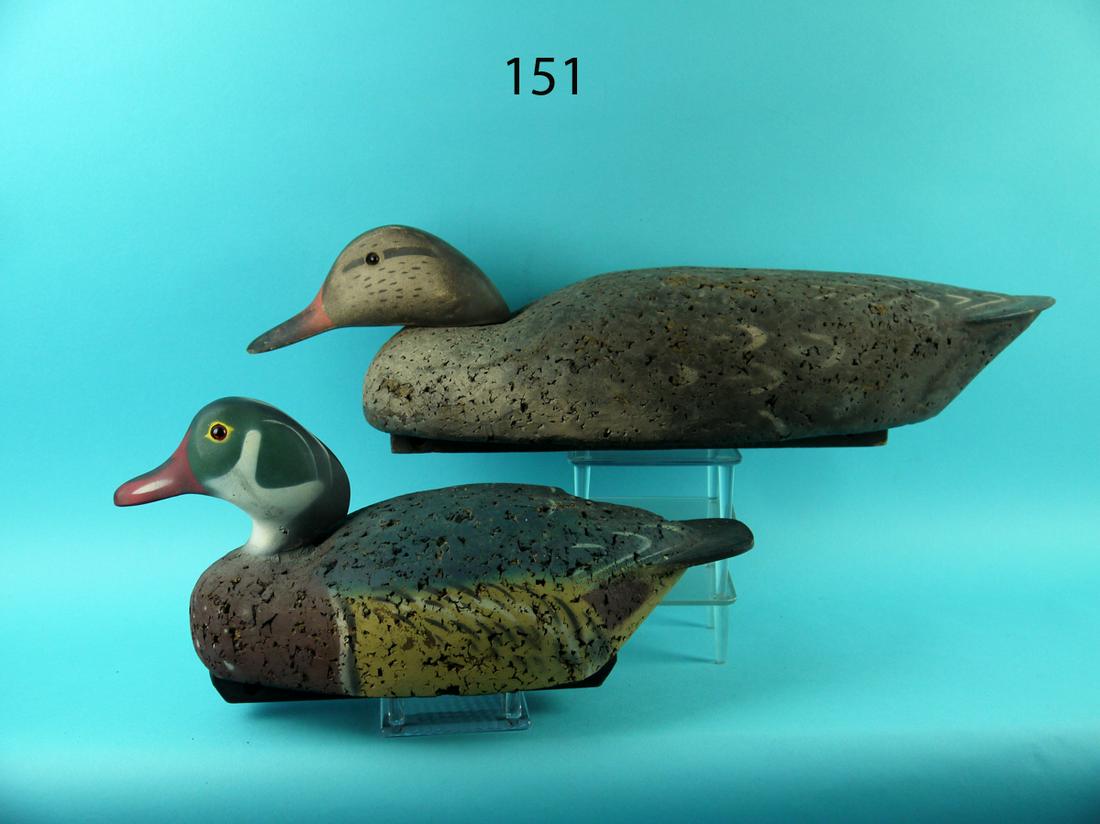 WOOD DUCK DRAKE, MALLARD HEN, LL BEAN (1 of 4)