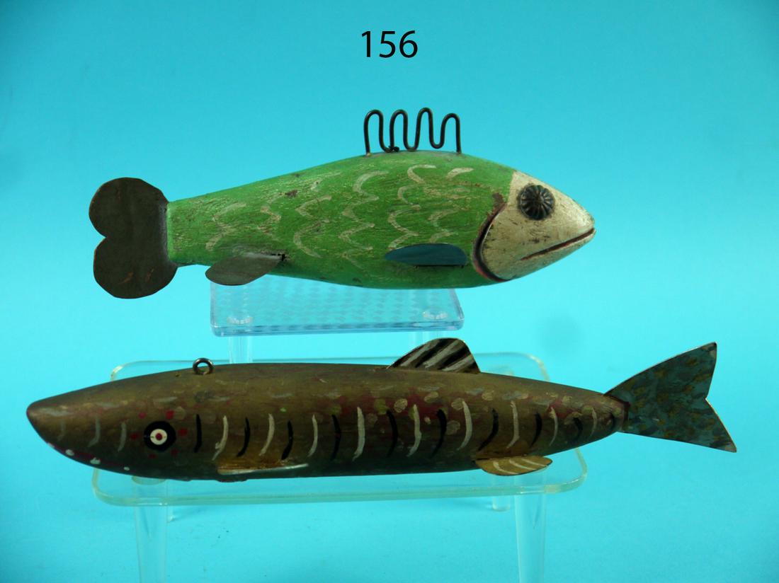 TWO FISH DECOYS (1 of 3)