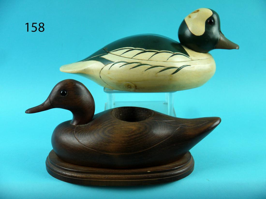 BUFFLEHEAD DRAKE DITTY BOX/TEAL PLANTER (1 of 4)