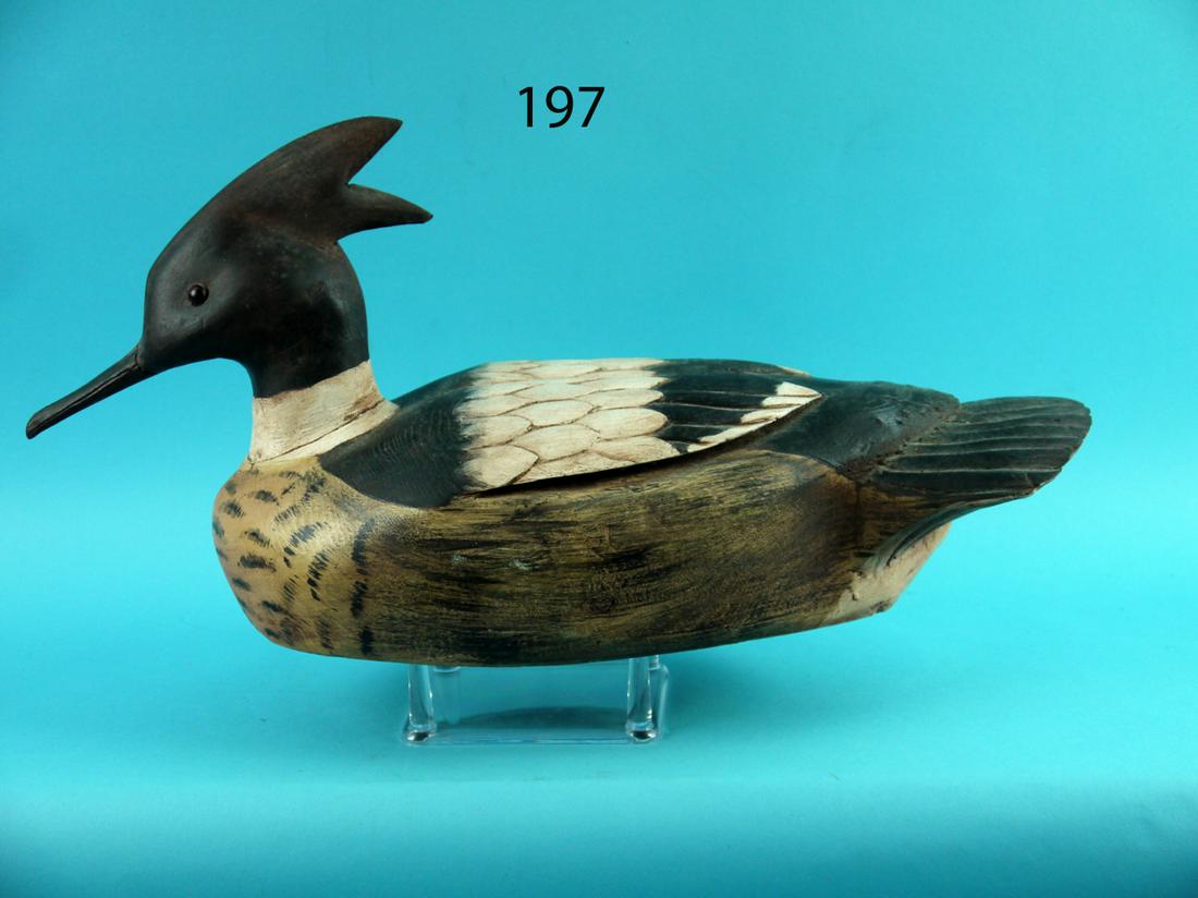 RED-BREAST MERGANSER DRAKE, FOLK ART (1 of 4)