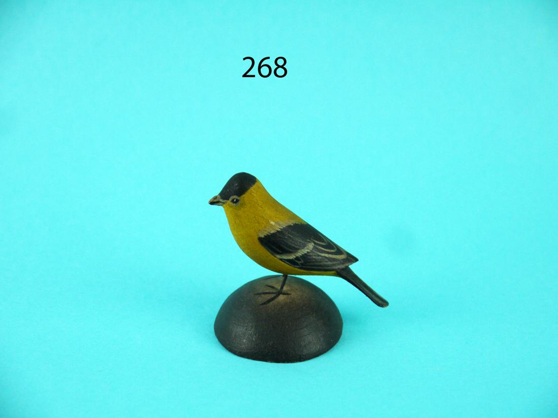 MINIATURE GOLD FINCH, A.E. CROWELL (1 of 4)