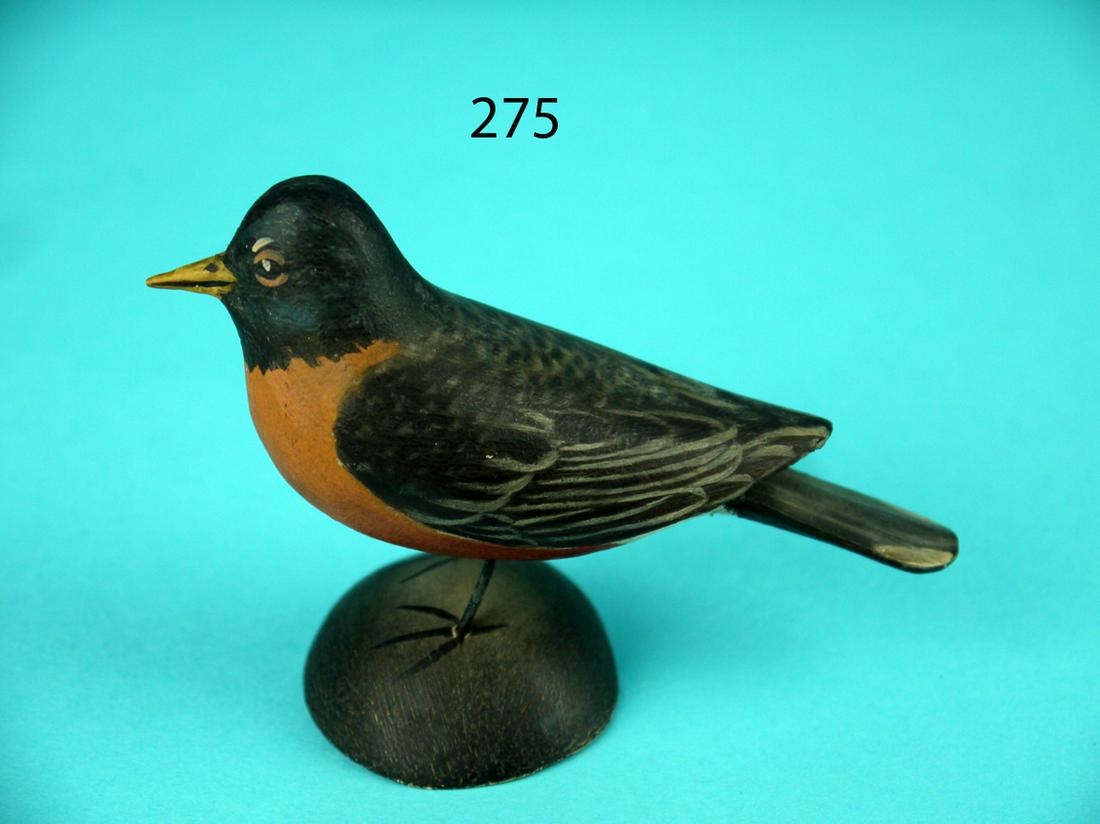 RARE MINIATURE ROBIN RED BREAST, A.E. CROWELL (1 of 4)