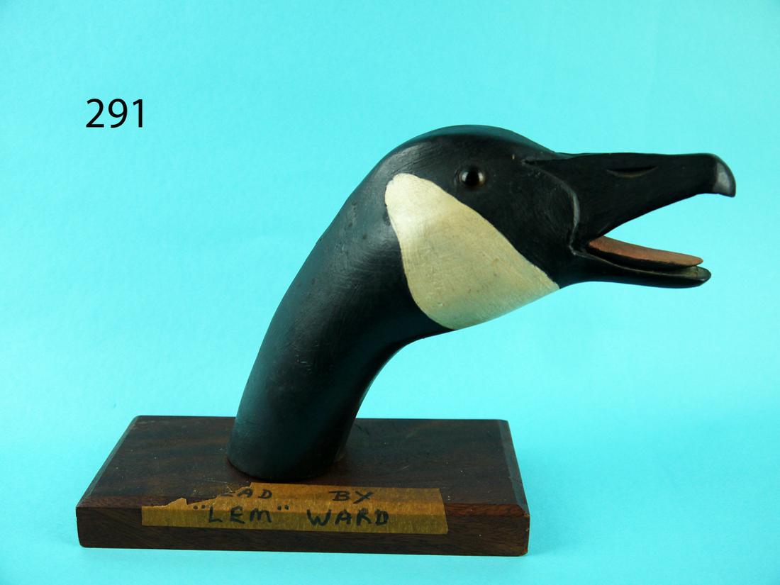 GOOSE HEAD CARVING. L. WARD (1 of 3)