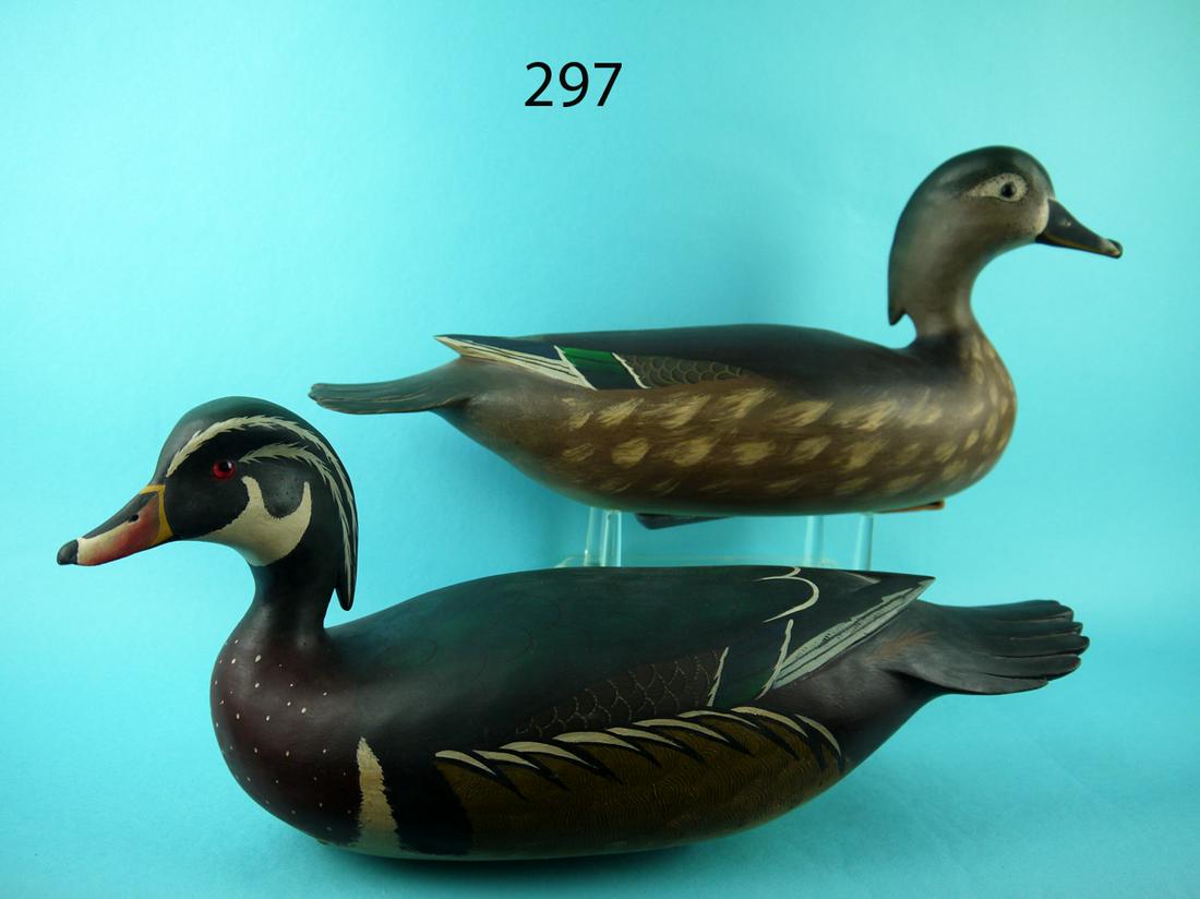 WOOD DUCK PAIR, B. WHITE (1 of 4)