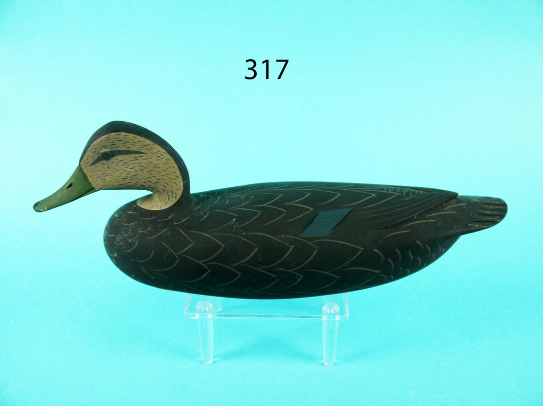 ONE-THIRD SIZE BLACK DUCK, G. STRUNK (1 of 4)