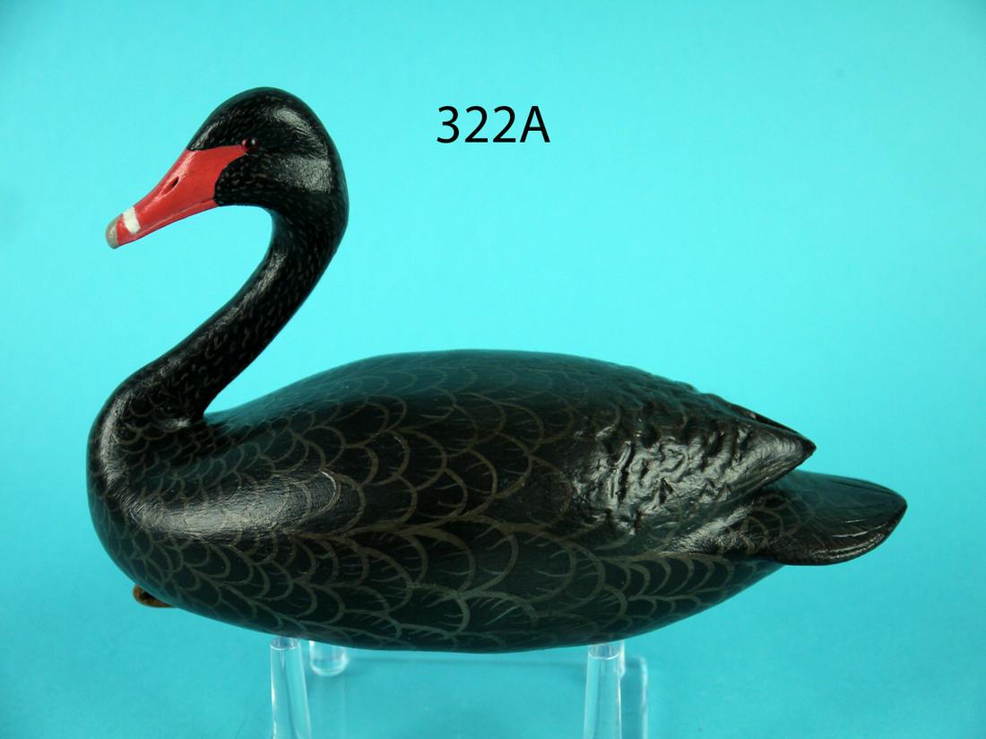 MINIATURE BLACK SWAN, J. WOOD (1 of 4)